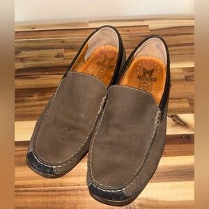 Mephisto Men’s Leather Slip-On Shoes – Size US 8 (EU 41)